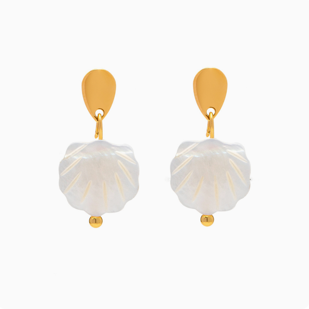 Shell Drop Earrings