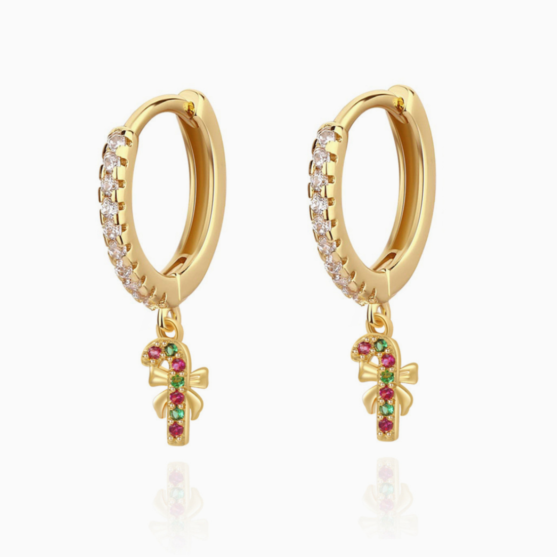 Christmas tree Drop Earrings