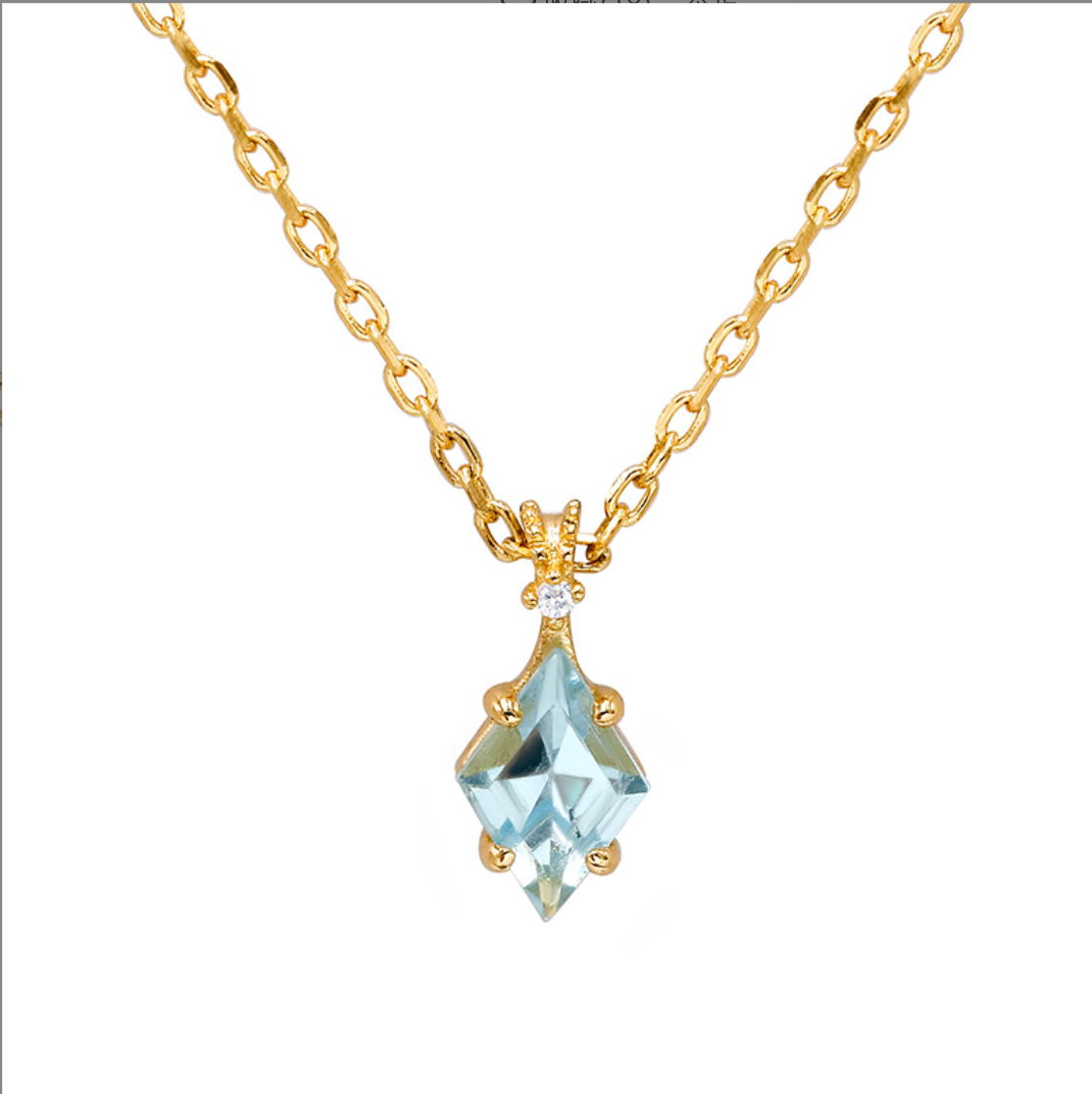 Blue Topaz Calming Necklaces