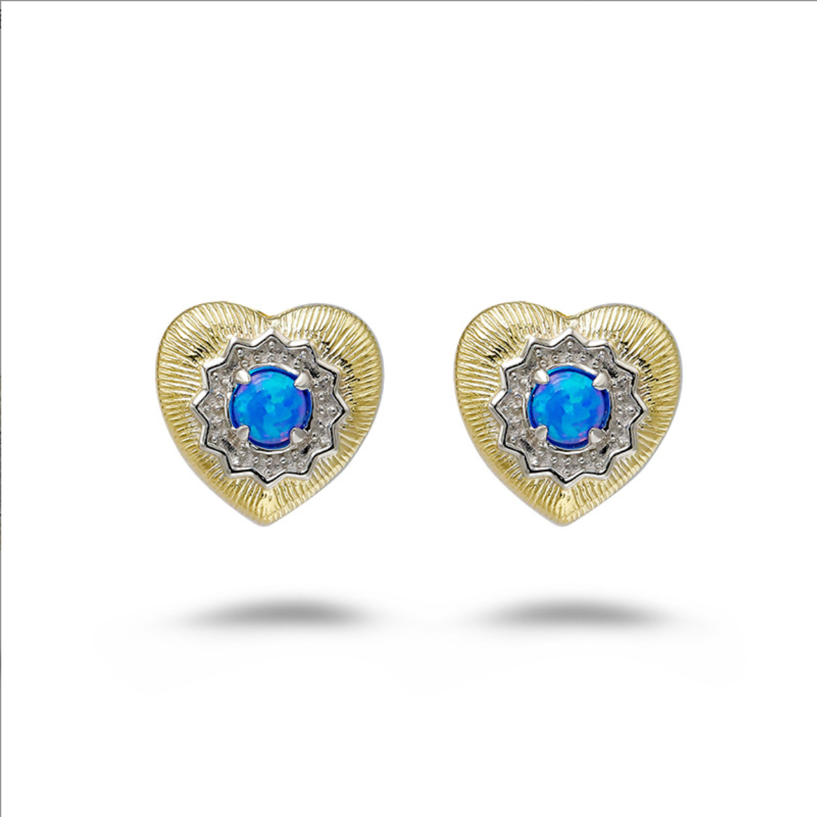 Heart Earring Studs -- Confidence