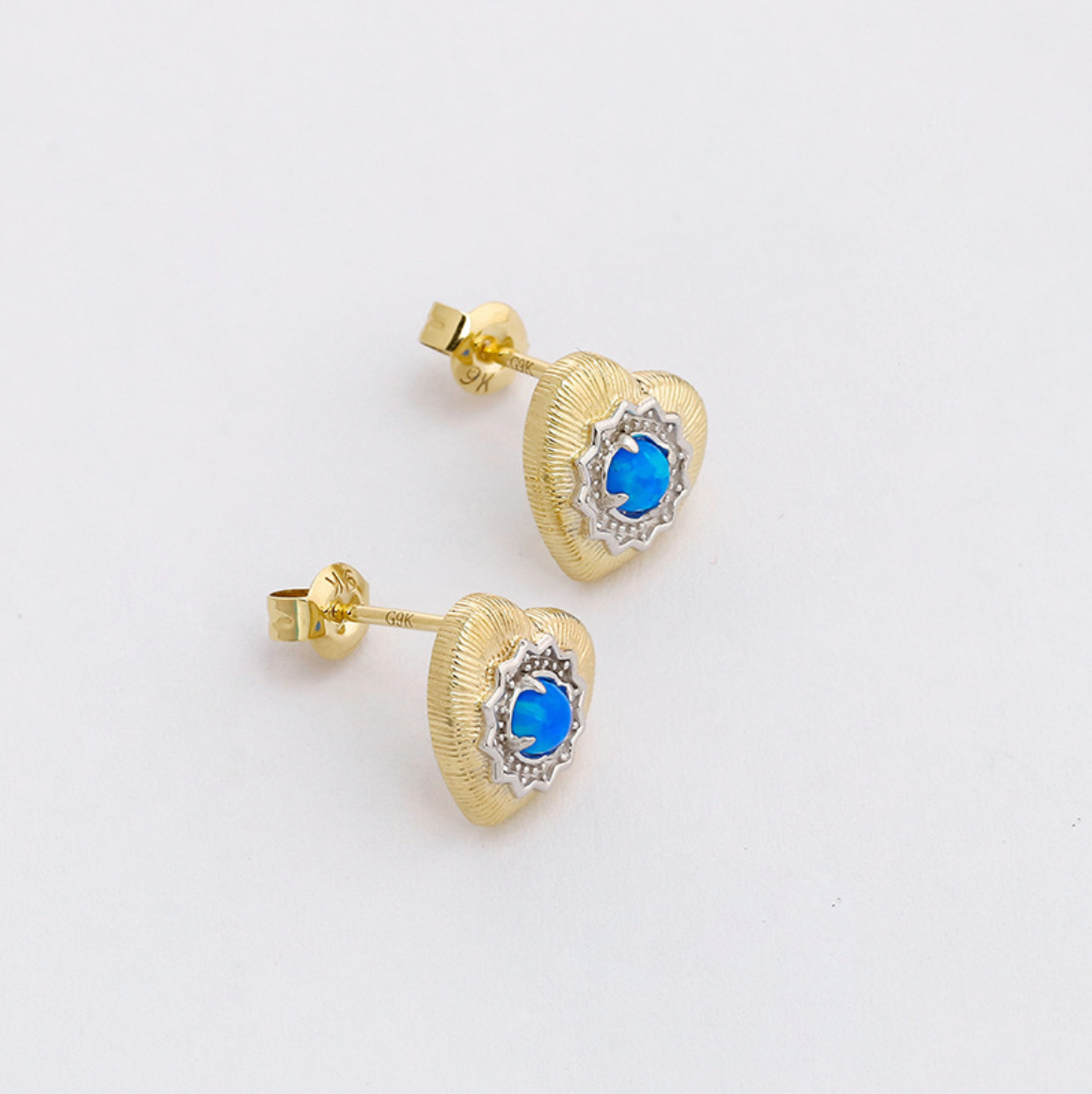 Heart Earring Studs -- Confidence
